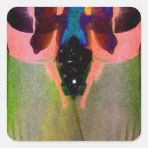 Gemini Fantasy Square Stickers