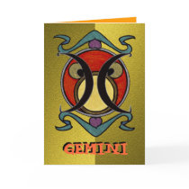 Gemini Greeting Card