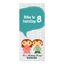 Gemini Invitation Birthday Party