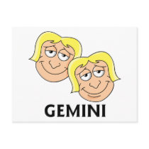 Gemini Post Card