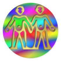 Gemini Rainbow Colour Twins