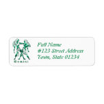 Gemini Return Address Label labels