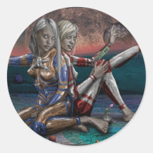 Gemini Round Sticker