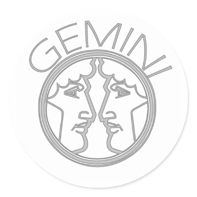 Gemini the Twins Sticker by horoscope_signs