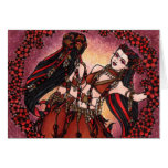 Gemini Tribal Belly Dancers Card