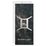 Gemini Twins Zodiac Star Sign Universe Bookmark
