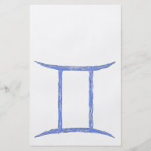 Gemini. Zodiac Astrology Sign. Flyers