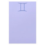 Gemini. Zodiac Astrology Sign. Stationery