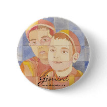 Gemini Zodiac Buttons