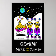 GEMINI - ZODIAC POSTER