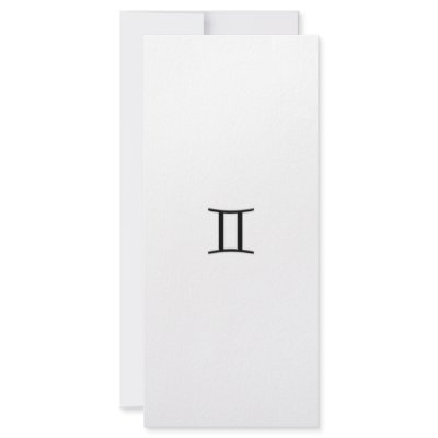 Gemini - Zodiac Sign Rack Card Design by oakley56fila