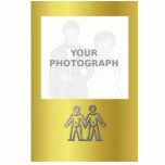Gemini Zodiac Star Sign Light Silver Photo holder Photo Cutout