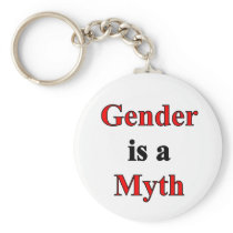 Gender is a Myth Keychain
