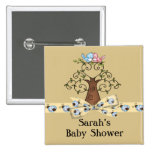 Gender Neutral Lovebirds & Ladybugs Baby Shower Pin