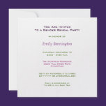 Gender Reveal Party Babies Invitation invitations