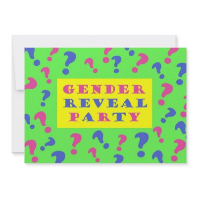 Gender Reveal Party Invitation by ShoaffBallanger