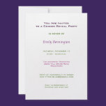 Gender Reveal Party Strollers Invitation invitations