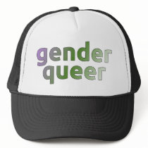 Genderqueer cap trucker hat