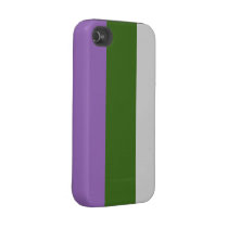 Genderqueer flag case iphone 4 tough cover