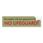 Gene pool bumper stickers