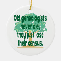 Genealogy Census Ornament