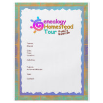 Genealogy Homestead Tour Flyer