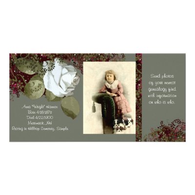 Genealogy Photo Card by Heirlooms