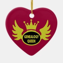 Genealogy Queen Ornament