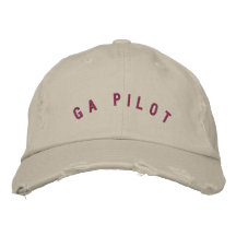 General Aviation Pilot Hat Embroidered Baseball Caps
