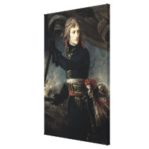 General Bonaparte  on the Bridge at Arcole Stretched Canvas Print