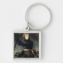 General Bonaparte  on the Bridge at Arcole Key Chains