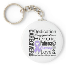 General Cancer Caregivers Collage Key Chains