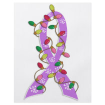 General Cancer Christmas Lights Ribbon