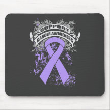 General Cancer - Cool Support Awareness Slogan Mousepads