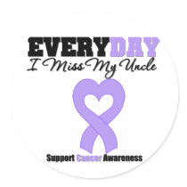 General Cancer Every Day I Miss My Uncle Sticker