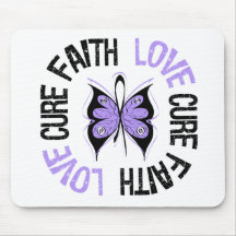 General Cancer Faith Love Cure Mouse Pads