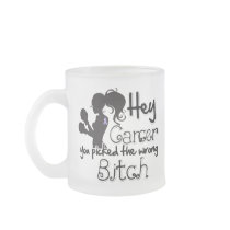 General Cancer Hey You Picked The Wrong Bitch Coffee Mug