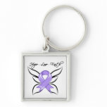 General Cancer Hope Love Faith Key Chains