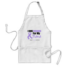 General Cancer I Wear Lavender For My Nana Aprons