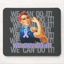 General Cancer Rosie WE CAN DO IT Mousepad
