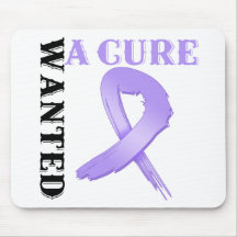 General Cancer WANTED A CURE Mouse Mat