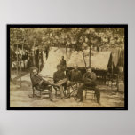 General Charles Adams and Officers 1864 Posters