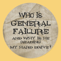 General Failure stickers