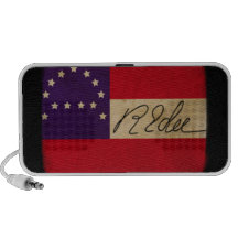 General Lee Headquarters Flag with Signature Mp3 Speakers