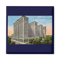 General Motors Building, Detroit, Michigan Fridge Magnets