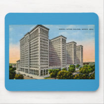 General Motors Building, Detroit, Michigan Mouse Pads