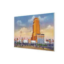 General Motors Exhibit, 1934 World's Fair Canvas Prints