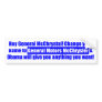 General Motors McChrysler Bumper Sticker