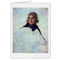 General Napoleon Bonaparte By Jacques-Louis David Greeting Card