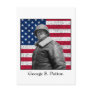 General Patton and The American Flag Postcards